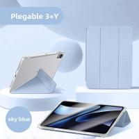 Funda De Cuero Para Tableta Samsung Galaxy Tab S11 Con Portador De Lápiz Y Soporte De Acrílico Transparente Protector Antichoque - details 10