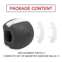 Ejercitador De Mandíbula Musculador De Músculo Facial Antienvejecimiento Bola De Fitness Silicogel Elevador De Barba Y Pecho Slimming Para Rostro - details 2