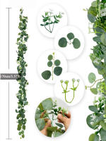 Planta Artificial De Eucalipto 170cm Hojas Para Decoración De Bodas Y Jardines Falsas Babys Breath Vines De Seda Colgantes Para El Hogar - details 3