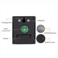 Medidor De Temperatura Y Humedad Digital De Alta Precisión Pantalla Táctil Para El Hogar Medidor Electrónico De Climatizador - details 3