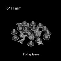 200-2000pcs Tapones De Aretes De Silicona Suave Para Aretes De Punto De Punta Accesorios De Encuentros De Aretes Cilindro De Bala Tapones Para Orejas - details 12