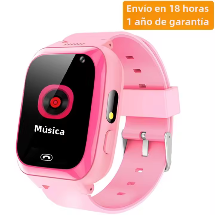 ZC Reloj Inteligente Para Niños Con Juegos Llamada Música Flashlight 6 Juegos Reloj Digital Para Niños Y Niñas Regalos - 1