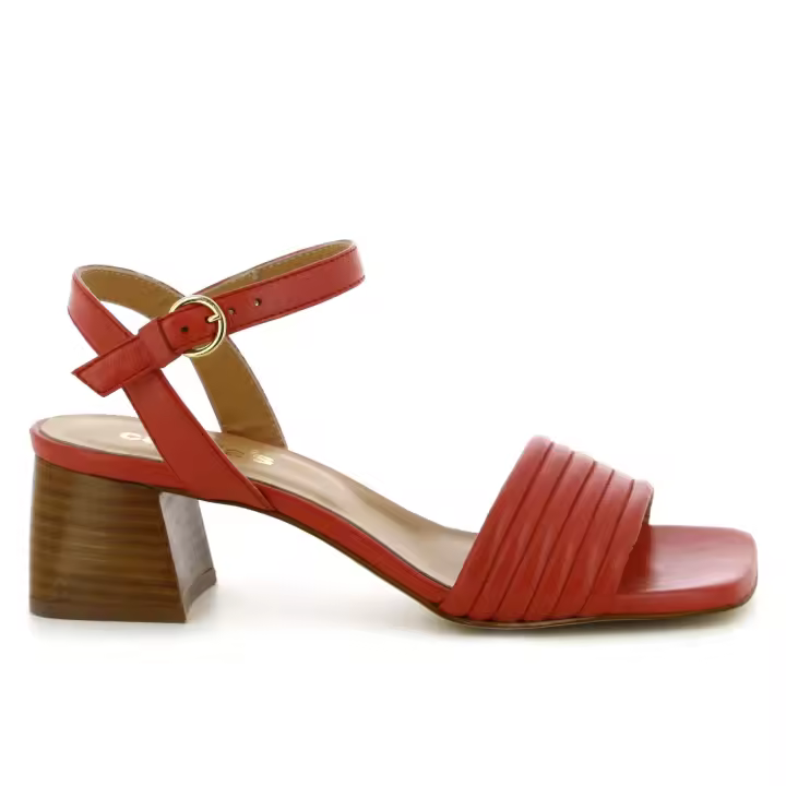 CAMILA'S Sandalias de tacón MANOLA de color Rojo - 1