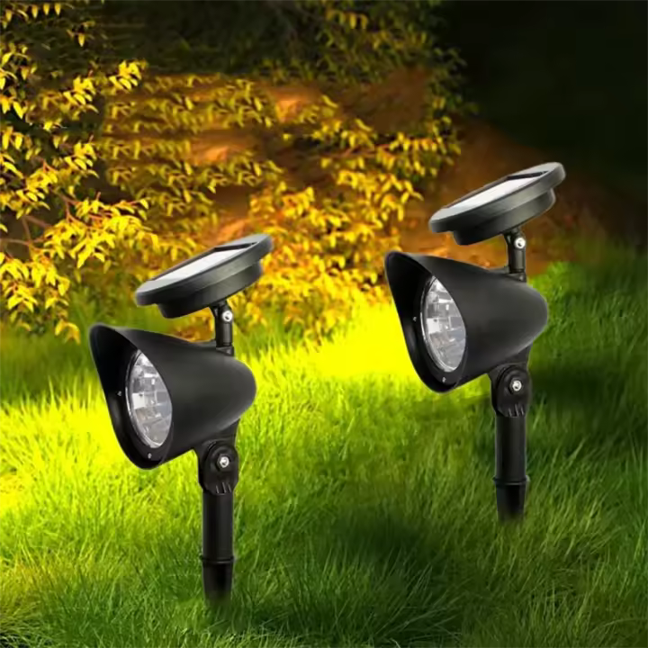 Spotlight Solar LED Exterior IP65 Impermeable Para Jardín Paisaje Decoración Lámpara Individual Para Pradera Camino Árbol - 1