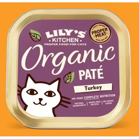 Lily's Kitchen Organic Paté de Pavo Gatos 19 x 85 gr - 1