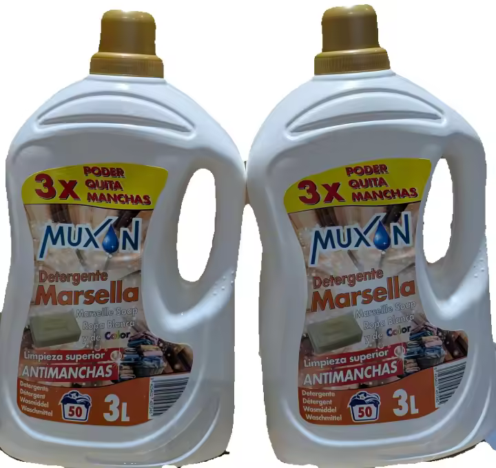 DETERGENTE LIQUIDO  MARSELLA CONCENTRADO MUXAM 3L PACK 2 UNI - 1