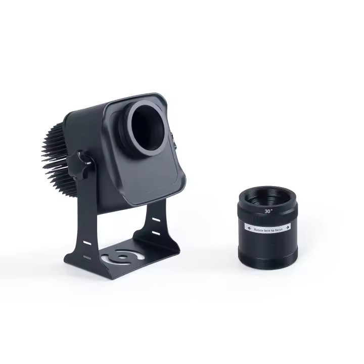 Barcelona LED Proyector de logos LED GOBO 30W - Óptica 30° - Exterior - Rotativo - 1