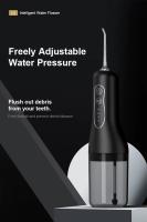 Irrigadores Dental Bucal Portatil Inalámbrico Profesional con 4 Boquillas 4 Modos 260 ML, IPX7 Impermeable, Irrigador Bucal Electrico de Viaje y Familia para Viajar y Uso Doméstico,USB Recargable Para Limpieza de Dientes ,Limpieza bucal - details 1
