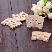Juego De 4 Puentes De Violín De Madera De Maple Accesorios Para Instrumentos Musicales Adecuado Para Violines De Tamaño 4/4-3/4 Partes De Violín Herramientas Para Músicos - details 6