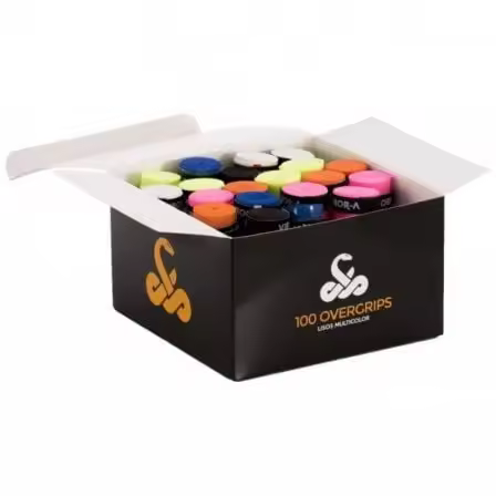 Caja de 100 Overgrips VIBOR-A/ Colores Surtidos - 1