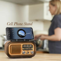 Altavoz Bluetooth Multifunción Retro Radio FM AM SW Con Paneles Solares Recargables Radio Cortafuegos Subwoofer Audio Portátil - details 3