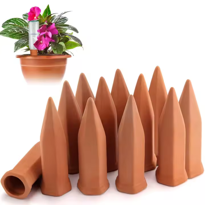 Self Watering Spikes Para Plantas Teracota Dispositivos De Riego Automático Herramientas De Jardín Plant Nanny - 1