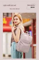 Mochila GOLF Para Mujer Estilo Casual De Viaje Sencillo Y Moda Material De Tela Oxford Y Lona Con Bolsillo Exterior Y Cierre De Cremallera - details 0
