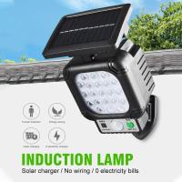 Lampara Solar COB/LED para exteriores, JX995A.farola de inducción humana impermeable, Sensor de movimiento PIR, iluminación de seguridad, farola Solar para jardín. - details 0