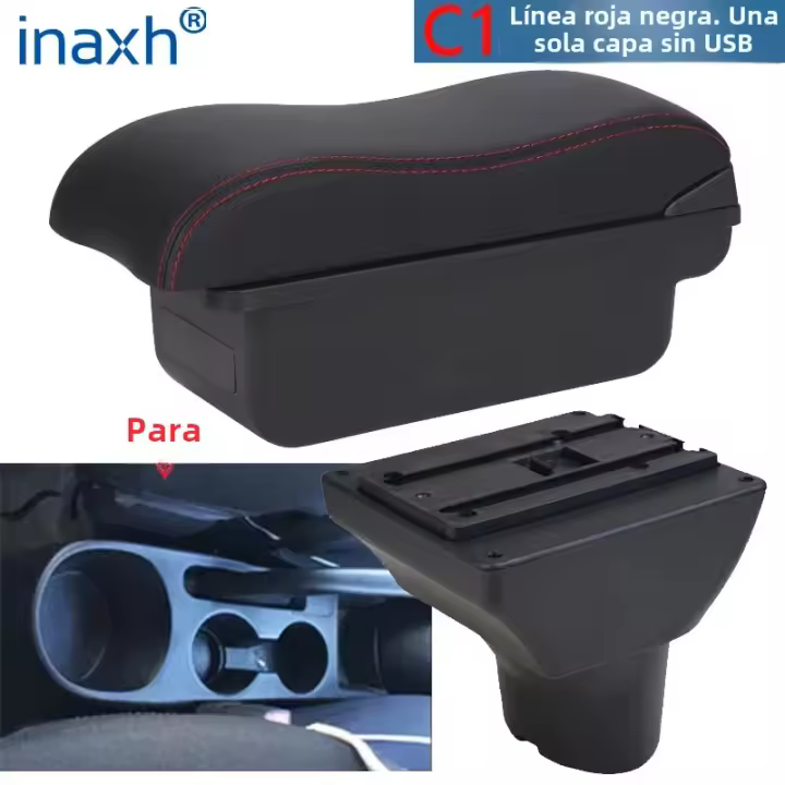 Caja De Reposabrazos Para Hyundai I20 Piezas Internas De Interior Accesorio De Coche Especial Material De Cuero / Plástico ABS - 1