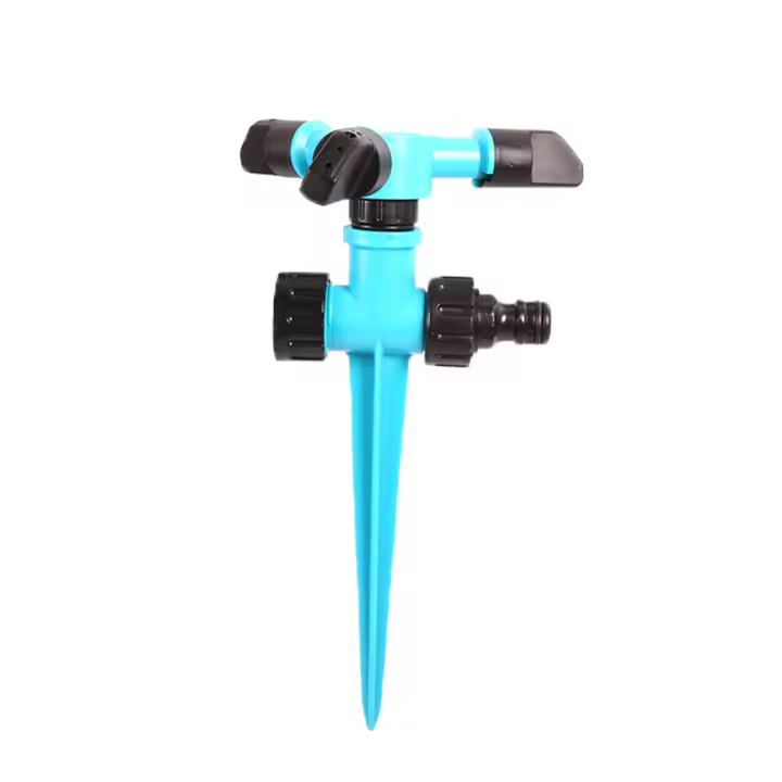 Riega Jardín Automático 360 ° Rotativo 3-Armas Herramienta De Riego Para Césped Y Jardín Sprinkler VORTEX De Marca Pengliu - 1