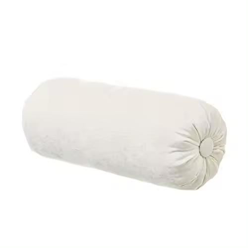 Cojín capitoné Blanco de Microfibra clásico para salón de 45x18 Vitta-DAMDAM GO - 1