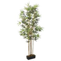 vidaXL Árbol de Bambú Artificial con Planta Decoración Verde Dimensiones Ø 14 x 80 cm (368 hojas),  Ø 16 x 120 cm (552 hojas),  30 x 14 x 80 cm (368 hojas) y mas - details 1