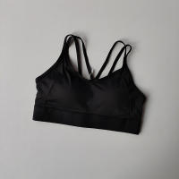 Top De Yoga Para Mujer Verano Absorbedor De Choques Con Bonito Contrafuerte Deportivo Y Profesional Para Pilates Material De Nylon - details 15