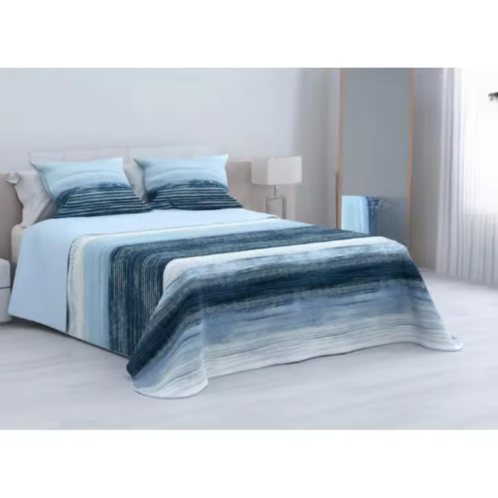 Colchas Boutí Cama 135CmX150cm180cm con 2 Fundas Almohada 50x70cm, Colcha De Verano Estampado Moderno, Cubrecama Ligera para Todas Estaciones - 1