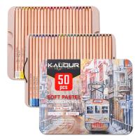 KALOUR Set De Lápices De Colores Profesionales 50/72/180/240/300 Pcs Lápices De Aceite Para Dibujos Y Pintura Artística Suministros Para Colorear - details 57