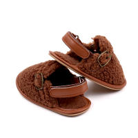 Zapatos De Bebé De Algodón Suave Y Plush Para Invierno Y Otoño Comodidad Para Prewalking 0-18 Meses Niño O Niña Fashion Antideslizantes - details 11