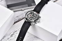 Reloj Mécanico De Lujo PAGANI DESIGN Para Hombre Con Bisel De Cerámica Arco Iris Resistente Al Agua De Acero Inoxidable Y Correa De Goma - details 29