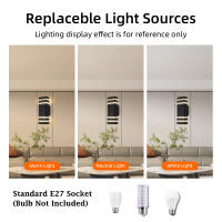 Lámpara De Pared Exterior LED IP65 Impermeable E27 Para Porche Puerta Frontal Jardín Estilo Moderno Soporte Para Bombilla Reemplazable - details 8