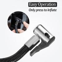 Bomba inflable portátil de 150 PSI, compresor de aire para coche, inflador de neumáticos eléctrico digital de 12 V para coches, motocicletas y bicicletas - details 7