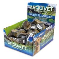 Pezuña de búfalo rellena de Hígado de Búfalo - Caja expositora de 20 Unidades - 1.500 g - Snack Natural para Perros - Arquivet - Cuidado Dental - details 1