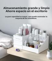 Caja De Maquillaje Con Cajones De Almacenamiento Para Escritorio De Vestíbulo Organizador De Cosméticos Y Labiales Para Dormitorio - details 2