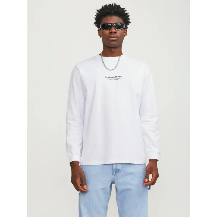 Jorvesterbro Tee Ls Crew  Noos Blanco Brillant - 1