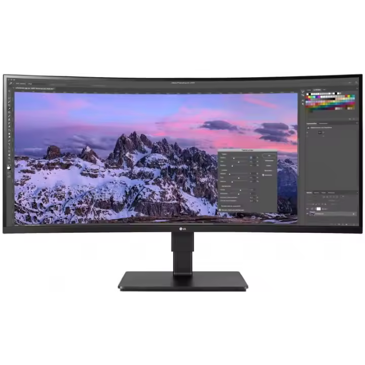 Monitor curvo LG UltraWide 35BN77CP-B de 88,9 cm (35 pulgadas) (UWQHD, VA, 5 ms, HDMI, DisplayPort, USB-C, concentrador USB) - 1