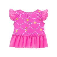 3PCS Traje De Sirena Para Niñas Traje De Baño Princesa Conjunto De Natación Polyester Elastane Estilo Mermaid Summer Swimable - details 8