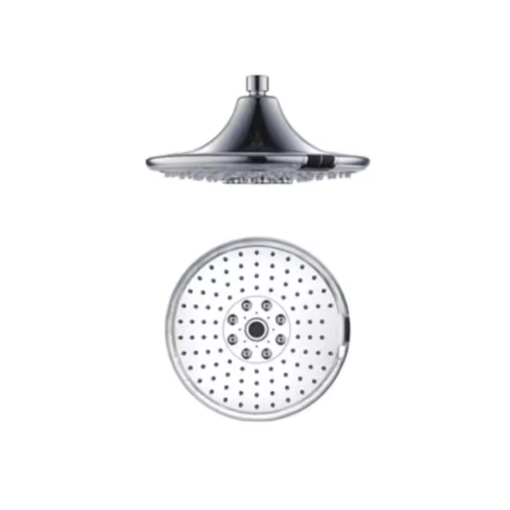 Sined Led 3 Ducha De Lluvia Redonda De 24 Cm With Led Y 3 Funcones De Chorro Gris - 1