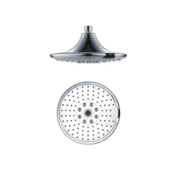 Sined Led 3 Ducha De Lluvia Redonda De 24 Cm With Led Y 3 Funcones De Chorro Gris - 1