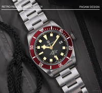Reloj Mecánico PAGANI DESIGN BB58 Para Hombre 2023 Reloj Automático De Lujo NH35 Resistente Al Agua 100M Con Cristal De Zafiro Y Marcadores Arábigos - details 2