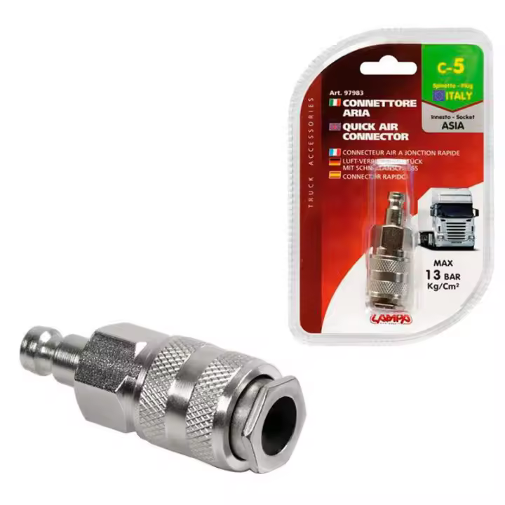 Conector Aire Para Camión Enchufe Italia Asia C-5 LAM97983 - 1