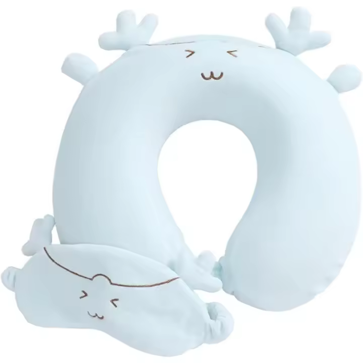 Almohada para el pelo, Diseño de Ciervos de Diseños animados with Ojo para niños, fashion almohada de espuma viscoelástica lavable - 1