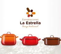 LA ESTRELLA - FUENTE ACERO ESMALTADO 36cm 4.8L COLOR TEJA - Fuente de Acero Esmaltado Duradera y Resistente - Fuente de Acero Esmaltado Antiadherente para Cocina Eficiente - Fuente de Acero Esmaltado Fácil de Limpiar - Fuente Perfecta para Cocinar - details 2