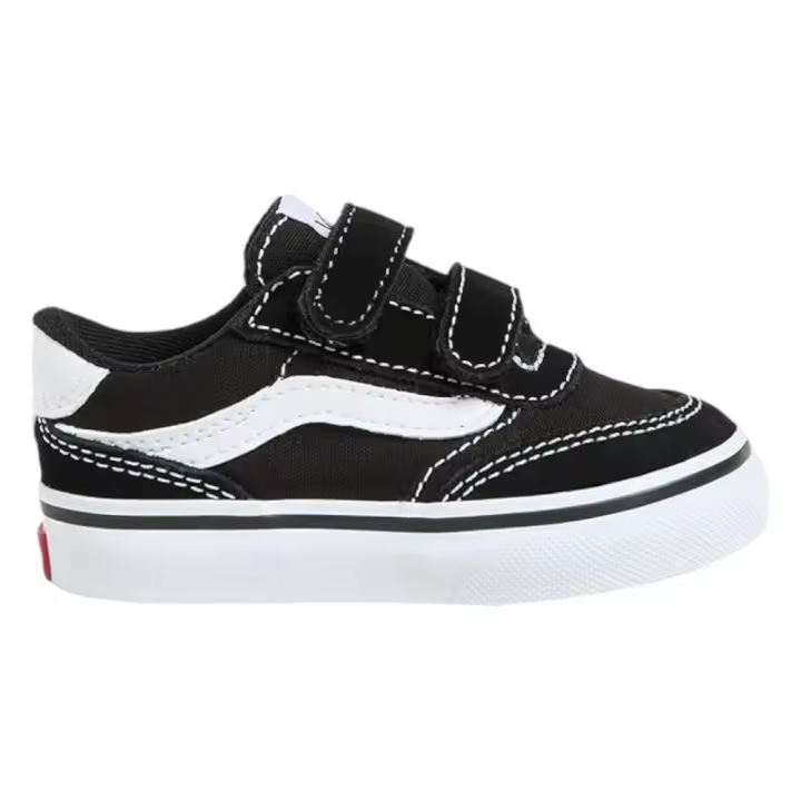Zapatillas Vans Brooklyn Ls V Suede Canvas Negro Blancas Vn000D7Xba21 Niño Niña - 1