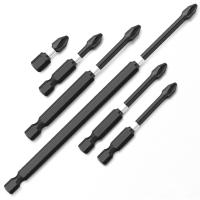Juego De Puntas De Destornillador Magnético PH2 S2 Alta Dureza Para Perforación De Materiales Herramientas De Impacto - details 0
