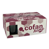 Cofan Set de vasos de agua | Modelo Ópalo | Capacidad: 29 cl | Disponibles en packs de 6 unidades (Color Azul) - details 2
