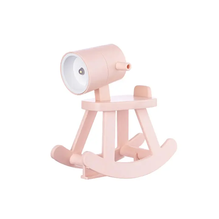 Bonita lámpara de noche LED pequeña para escritorio, soporte para teléfono con forma de poni para dormitorio, habitación y decoración de habitación - 1