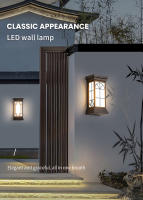 Lámpara De Pared Exterior LED Impermeable IP66 Iluminación Moderna Para Porche Balcones Jardines Luz Exterior Incluye Bombilla - details 0