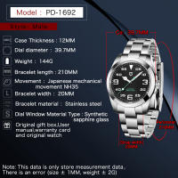 Reloj De Lujo Para Hombre PAGANI DESIGN V2 Versión 40MM Deportivo Automático NH35A Resistente Al Agua 100Bar Acero Inoxidable Cristal De Zafiro - details 2