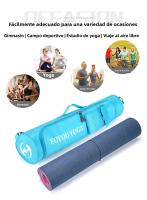 Manta De Yoga Deportiva Fitness Con Bolsa Impermeable Multifuncional Y Gran Capacidad De Almacenamiento Porta-Manta De Yoga - details 6
