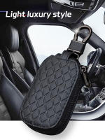 Bolsa De Llaves De Negocios Premium PU Para Hombres En Negro/Oro Con Diamantes Adecuada Para Volkswagen/Kia/Chevrolet/Hyundai/Audi/Mercedes - details 0