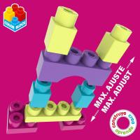 Color Baby Contenedor 80 Piezas Color Block Trendy – Set de Construcción Educativo para Niños, Bloques de Colores Modernos y Formas Variadas, Ideal para Desarrollo Creativo, Habilidades Motoras y Juegos Imaginativos con Almacenamiento Práctico - details 4