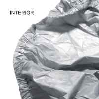 Banner - Funda para coche impermeable a Prueba de Polvo Anti-UV Talla M gris para interior